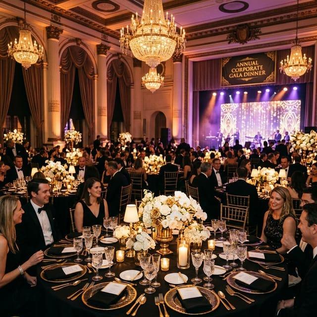 Corporate gala at Aurum Events
