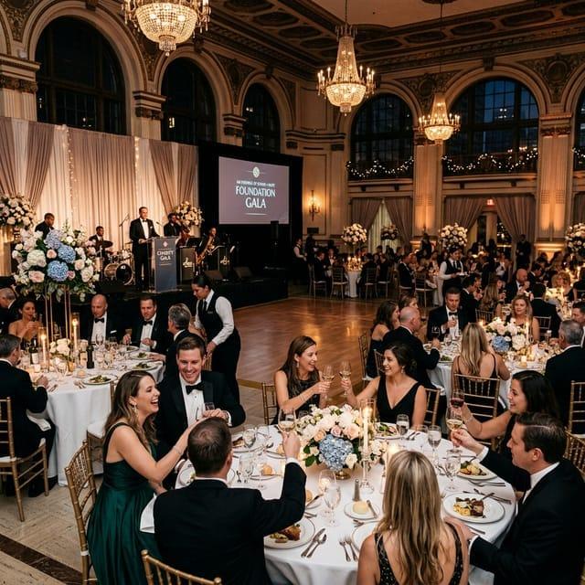 Fundraiser gala at Aurum Events